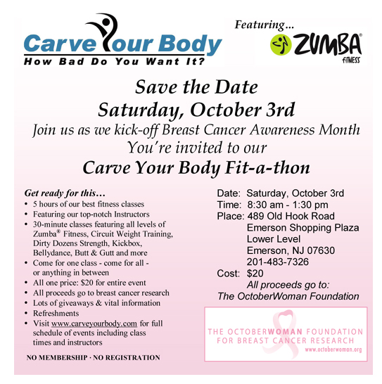 Carve Your Body Fit-a-thon