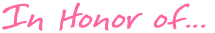 honor